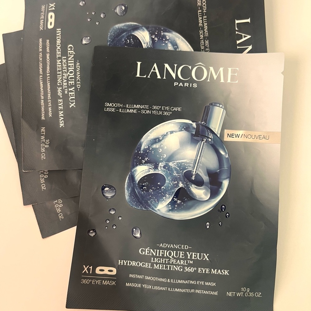4x Lancome Genifique Yeux Advanced Light-Pearl Eye Mask